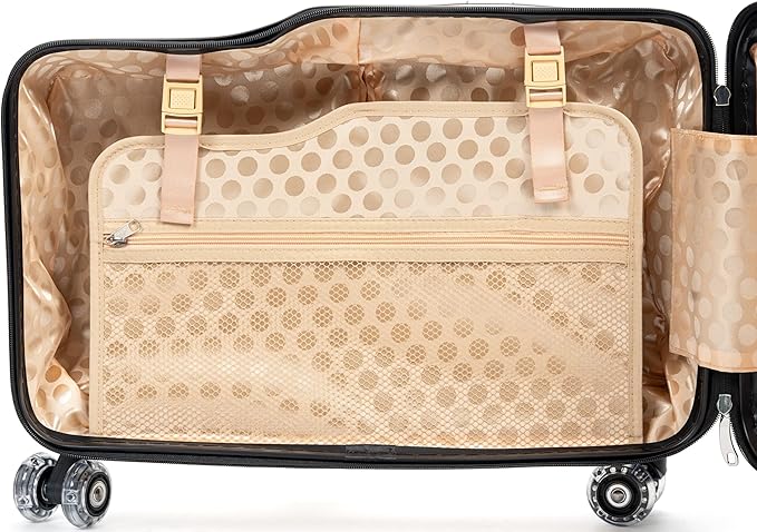 Younglingz LIL FLYER GO V2 x Emoji Ride On Suitcase for Kids | Carry On Luggage with Toddler Seat, Foldable Handlebars, Pedals, and Removable Wheels | Holds up to 80 lbs | Yellow Emoji | Ages 2-6