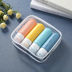 Gemice Travel Bottles for Toiletries, Tsa Approved, Travel Size Containers, BPA Free Leak Proof Tubs Refillable Liquid Accessories for Cometic Shampoo and Lotion Soap