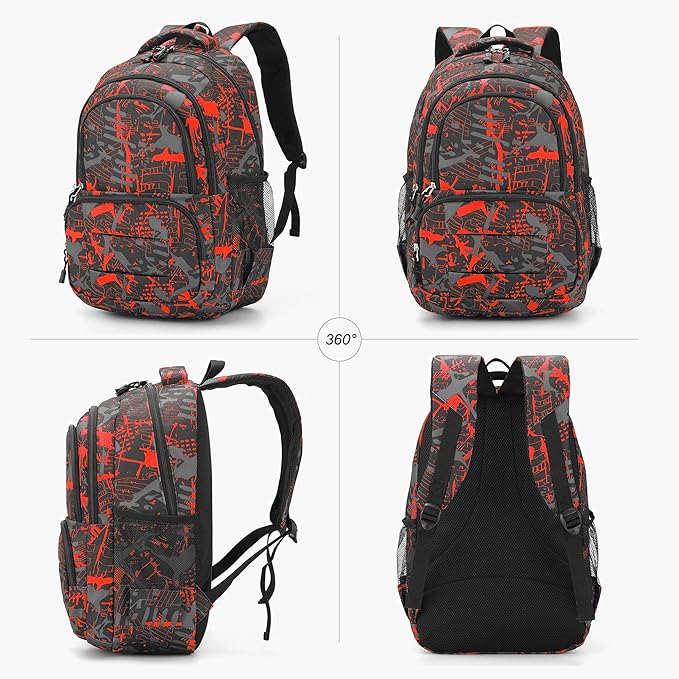 rickyh style Lightweight Elementary Durable Backpack Student Kids Waterproof Backpack