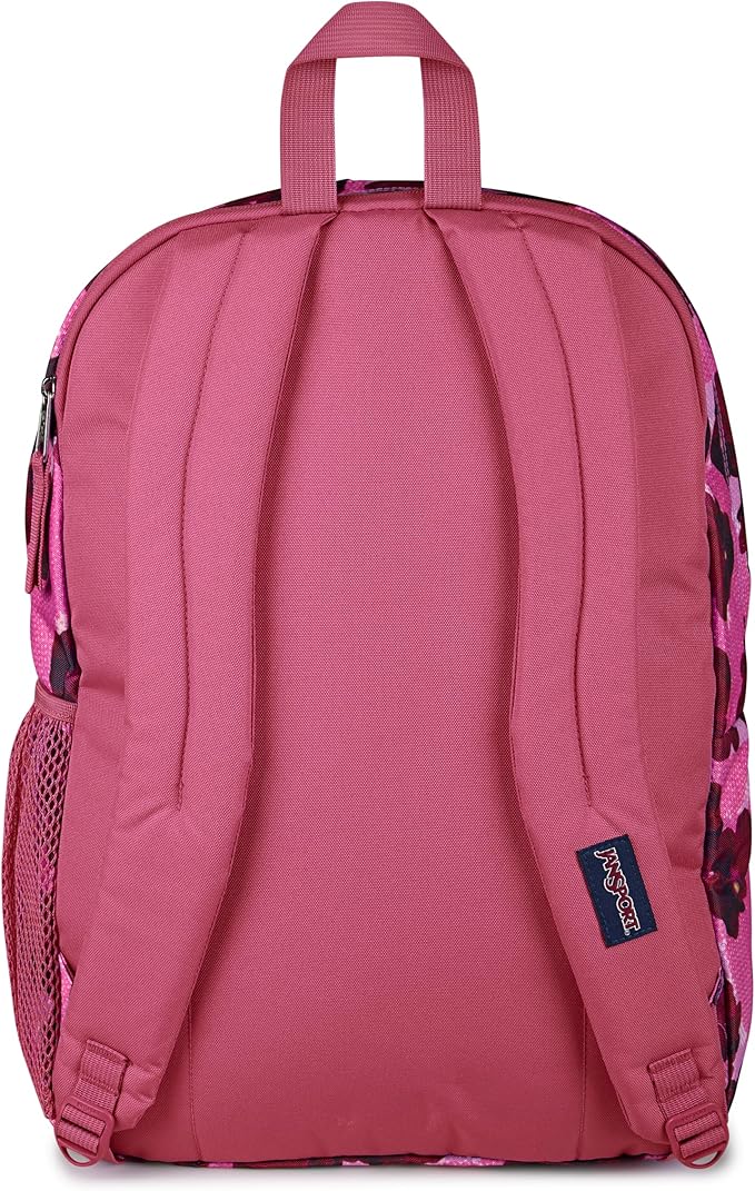 JanSport Laptop Backpack - Computer Bag with 2 Compartments, Ergonomic Shoulder Straps, 15” Laptop Sleeve, Haul Handle - Pop Art Pansies