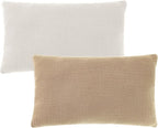 Marrywindix Tiny Pillow 2 Pack Small Decorative Pillow 9.5 x 5.5 in Tiny Travel Pillows Soft Pet Pillow for Camping Travel Sleeping Bed Sofa Neck Knee Wrist Support (Brown+Khaki)