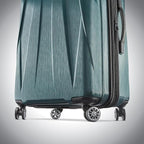 Samsonite Centric 2 Hardside Expandable Luggage with Spinner Wheels, Emerald Green, Checked-Large 28-Inch
