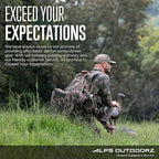 ALPS OutdoorZ Tri-Leg Stool Mossy Oak Original Bottomland Folding Hunting Stool with Steel Frame, 600D Polyester Fabric, Compact Packable Design & Carry Strap for Turkey Hunting & Camping