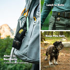 Coghlan's Magnetic Bear Bell with Silencer - Hiking Safety Gear for Wildlife Alert