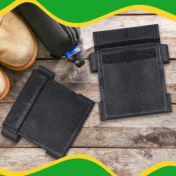 2 Pcs Security Ankle Wallet Pouch Black Ankle Wallet Stealth Tactical Nylon Leg Unisex Leg Strap Pocket for Credit Cards Travel First Aid Camping Phone