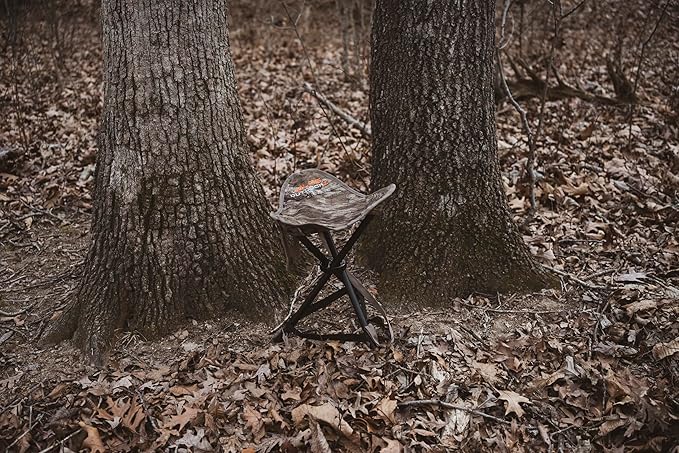 ALPS OutdoorZ Lightweight Packable Blind Chair Tri-Leg Stool – Portable Hunting Seat in Mossy Oak Country Roots with Steel Frame, Compact Fold Design for Waterfowl, Upland & Field Hunting