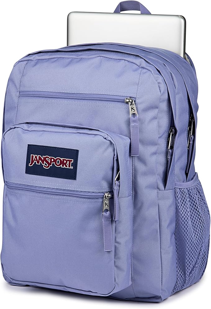 JanSport Laptop Backpack - Computer Bag with 2 Compartments, Ergonomic Shoulder Straps, 15” Laptop Sleeve, Haul Handle - Lavender Ash