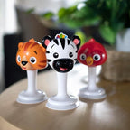 Baby Einstein Rattle & Jingle Trio High Chair Suction Toys Take-Along Musical Rattle Set Age 6 Months +, Multicolor, 3 Count