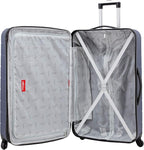 Wrangler Smart Spinner Hardside Luggage, 3 Piece Set, Navy Blue