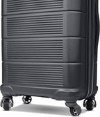 American Tourister Stratum 2.0 Expandable Hardside Luggage with Spinner Wheels, Charcoal, 3-Piece Set (20/24/28)