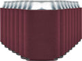Blank Beer Can Cooler Sleeves (110-Pack) Soft Insulated Beer Can Coolies - HTV Friendly Blank Koolies in Bulk for Beer Cans & Bottles - Coolie Blanks for Vinyl Projects & Wedding Favors (Burgundy)