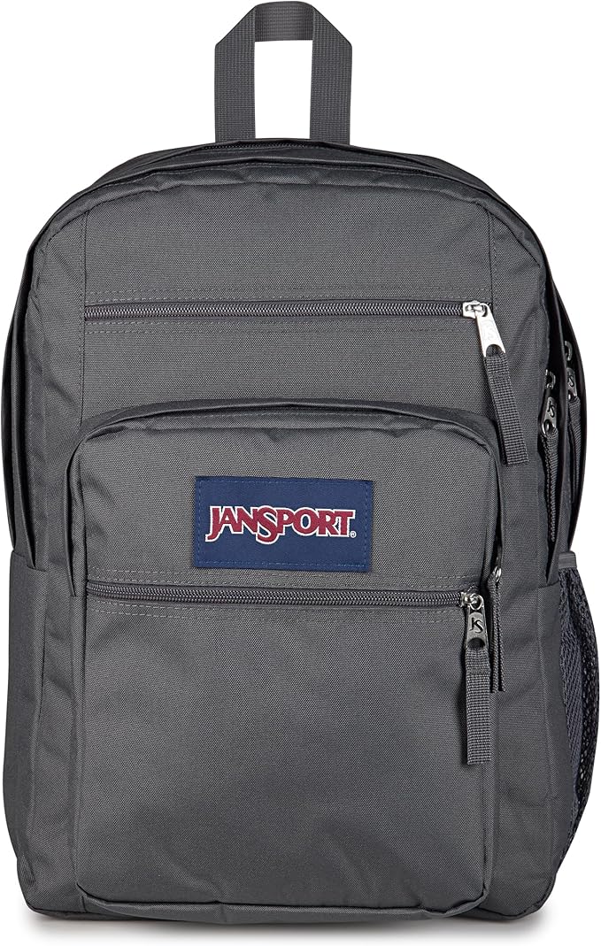 JanSport Laptop Backpack - Computer Bag with 2 Compartments, Ergonomic Shoulder Straps, 15” Laptop Sleeve, Haul Handle - Smokey Grit