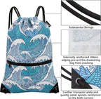 HOLYLUCK Drawstring Backpack Bag Sport Gym Sackpack