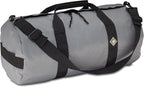 44L Daily Duffel Bag, Heavy-Duty Gear Bag, 1050D Tuff Cloth, Diamond Ripstop, Reinforced Stitching - Grey (12" x 24")