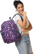 JanSport Laptop Backpack - Computer Bag with 2 Compartments, Ergonomic Shoulder Straps, 15” Laptop Sleeve, Haul Handle - Flutter By Purple