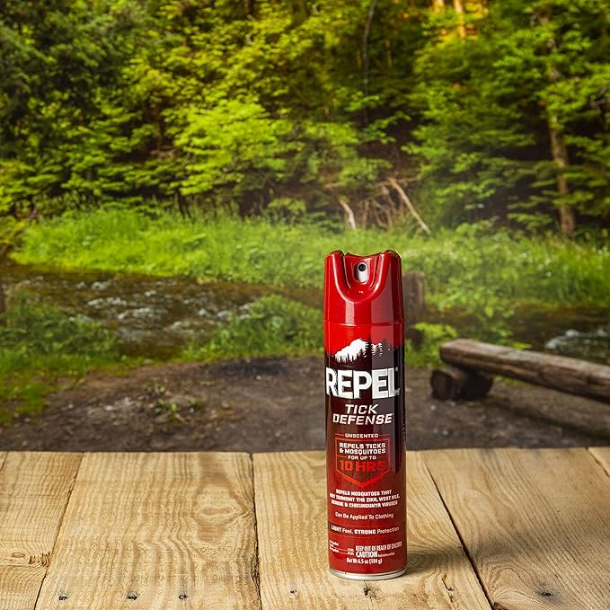 Repel Tick Defense, Aerosol Spray, 6.5-Ounce, Pack of 6