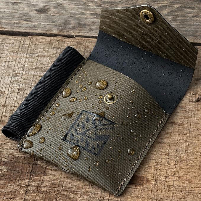 Rite in the Rain Monsoon On-the-Go Wallet, 3 3/8” x 3 ¾”, TPU fabric, Pen Holder (No. C971) | 3 3/8" x 3 ¾", Pen Holder, No. C971