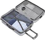 Samsonite Centric 2 Hardside Expandable Luggage with Spinner Wheels, Silver, 2-Piece Set (20/24)