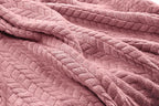 EverSnug Travel Blanket & Pillow 68x42 - Premium Ultra-Soft Microfleece 2 in 1 Compact & Packable Flight Blanket with Soft Bag Pillowcase, Hand Luggage Sleeve and Backpack Clip (Light Pink)