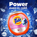 Tide Power PODs + Downy Laundry Detergent Pods, 63 Count, Soft Boosters + April Fresh (Pack of 4)
