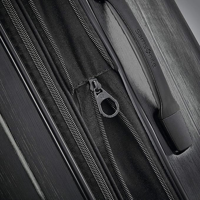 Samsonite Centric 2 Hardside Expandable Luggage with Spinner Wheels, 2-Piece Set (20/28),Black