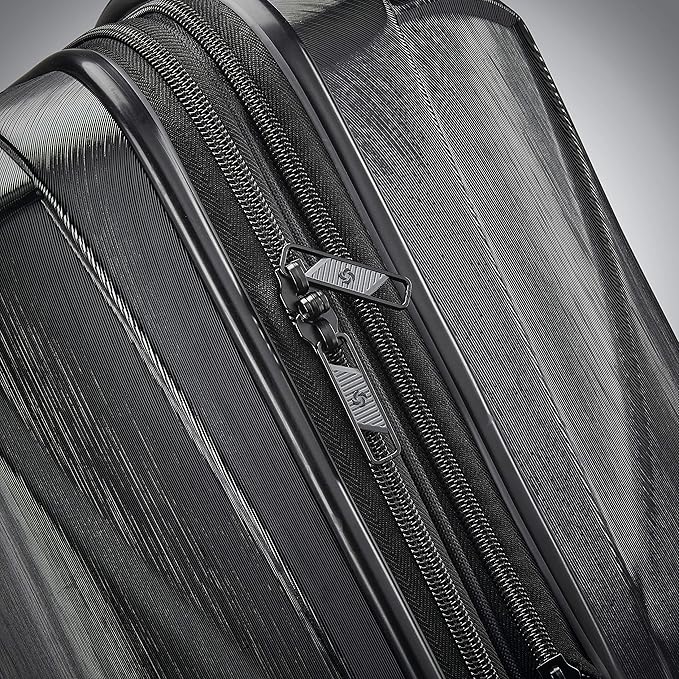 Samsonite Centric 2 Hardside Expandable Luggage with Spinner Wheels, 2-Piece Set (20/28),Black