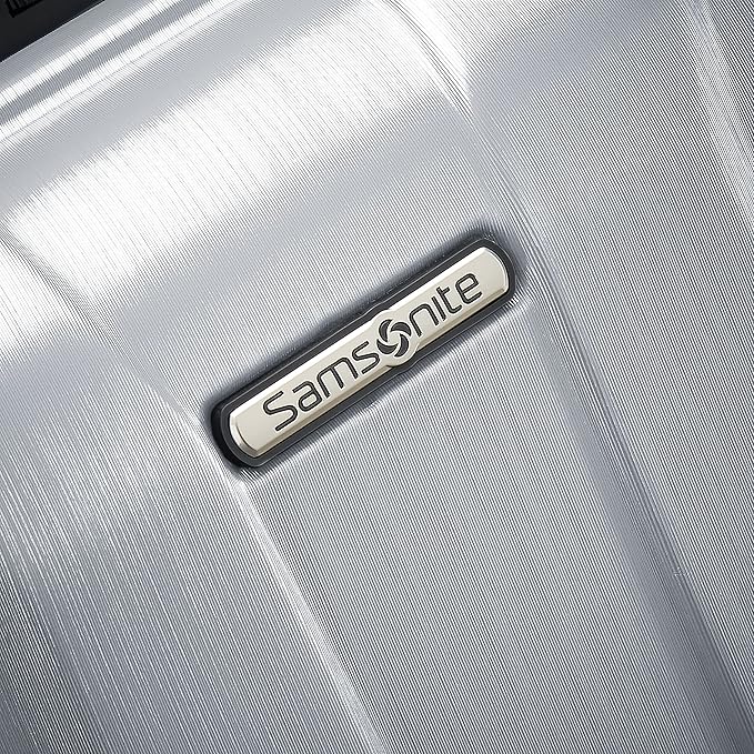 Samsonite Centric 2 Hardside Expandable Luggage with Spinner Wheels, Silver, 2-Piece Set (20/24)