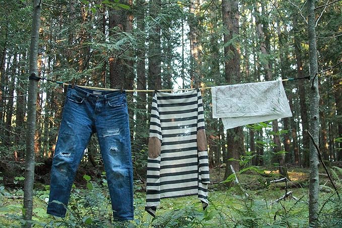GOC Portable Clothesline for Travel Camping Cruise Retractable Drying Accessory