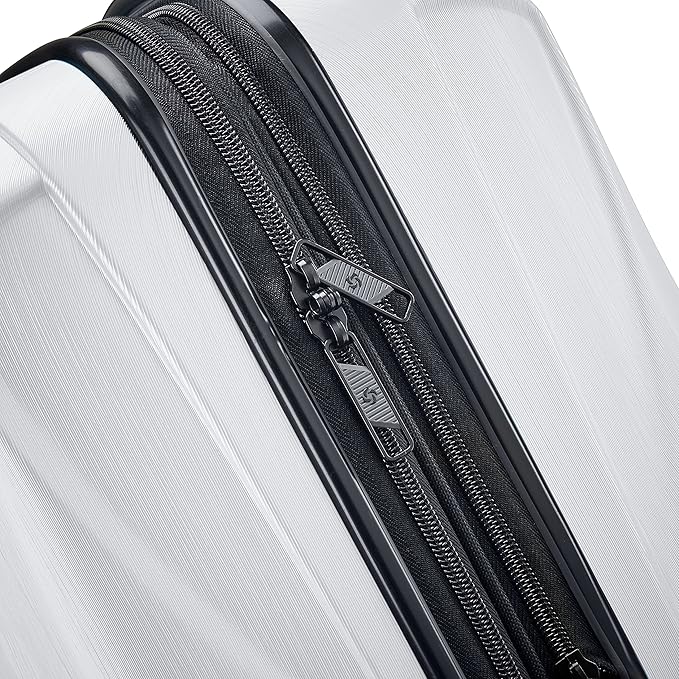 Samsonite Centric 2 Hardside Expandable Luggage with Spinners | Snow White | 2PC SET (Carry-on/Medium)