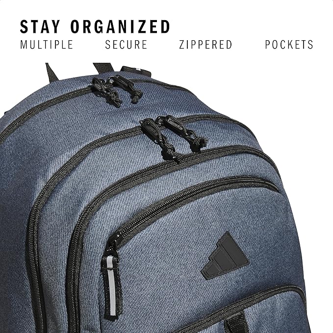 adidas Prime 7 Backpack for Laptop, School and Travel, 37L