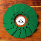 Blank Beer Can Coolers Sleeves (30-Pack) Soft Insulated Beer Can Coolies - HTV Friendly Plain Koolies in Bulk for Beer Cans & Bottles - Coolie Blanks for Vinyl Projects & Wedding Favors (Kelly Green)