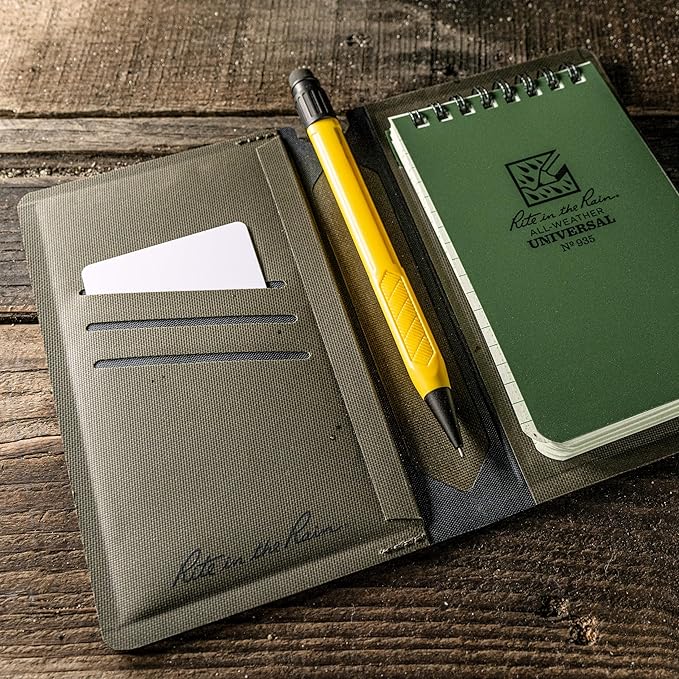 Rite in the Rain Weatherproof 3” x 5” Horizon Wallet, Tough TPU Construction, Side Opening Wallet (No. H935)