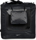 Amazon Basics Foldable Portable Soft Pet Dog Crate Carrier Kennel, 36 x 24 x 24 inches, Black