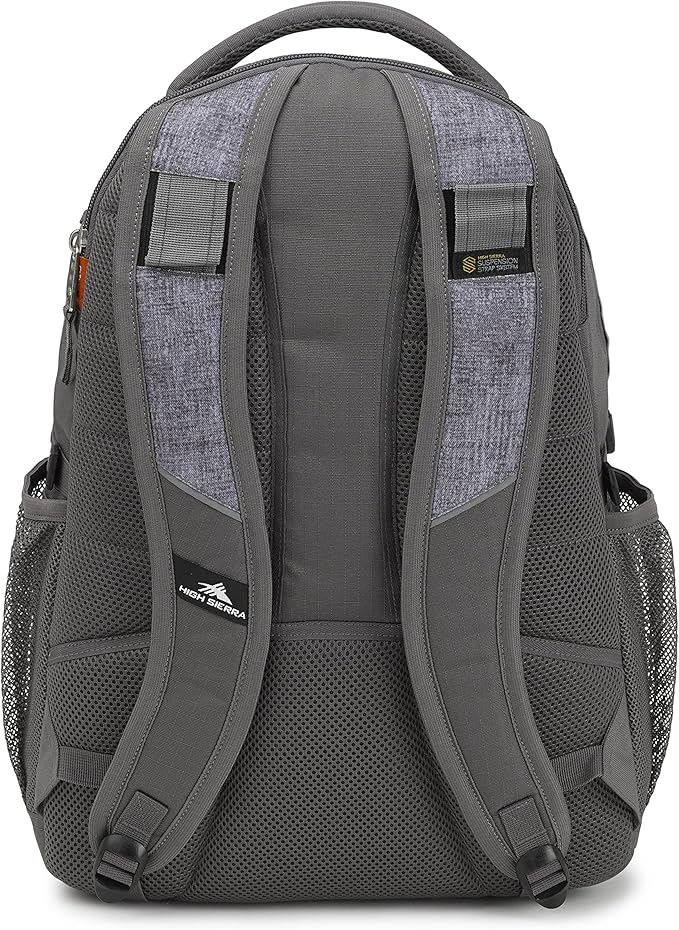 High Sierra Swerve Laptop Backpack, Slate/Woolly Weave, One Size