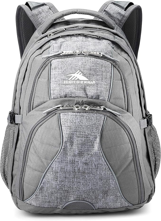 High Sierra Swerve Laptop Backpack, Slate/Woolly Weave, One Size