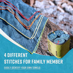 4Monster 4-Pack Quick Dry Microfiber Travel Towels – Super Absorbent, Ultra-Soft Camping Towel Set with Water-Resistant Bag, Lightweight & Compact for RV, Gym, Beach, Pool, Swimming, and Family Trips