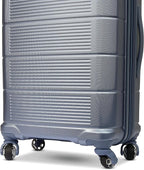 American Tourister Stratum 2.0 Expandable Hardside Luggage with Spinner Wheels, Slate Blue, Carry-on