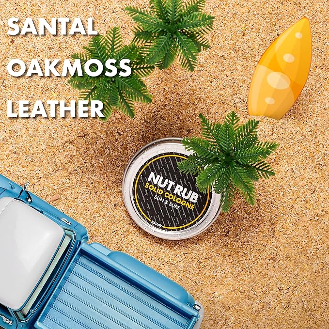 Ballsy Nuts About You Sack Pack, Men's Fresh Kit, Gift for Valentine's Day, Includes Ballwash, Sack Spray and NutRub, Sun & Surf